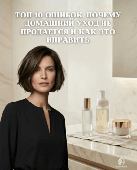 Вебинар “ТОП-10 ошибок, почему Ваш домашний уход НЕ продаётся”